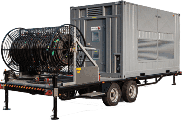 Le banc de charge monté sur remorque